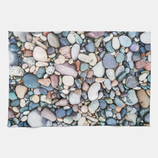 Pebble Beach Tea Towel (Horizontal)