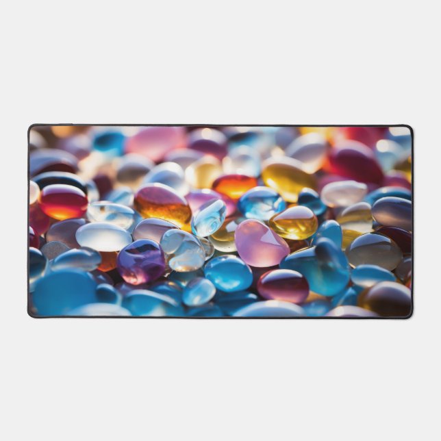 Pebble Colours Tranquil Peaceful Nature  Desk Mat (Front)