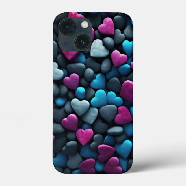 Pebble hearts Case-Mate iPhone case (Back)