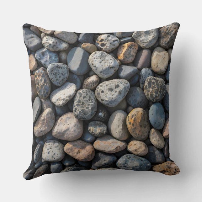 Pebble Mosaic Cushion (Back)