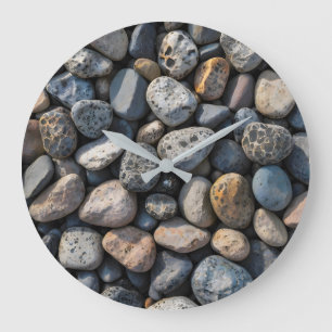 Pebble Mosaic Large Clock