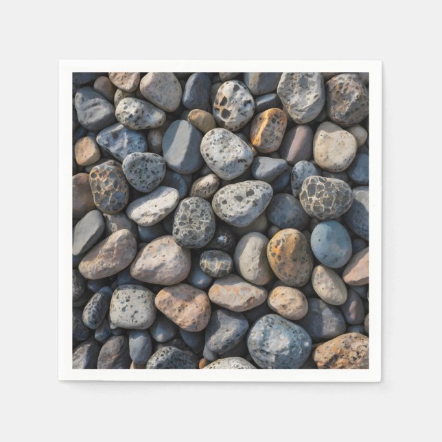Pebble Mosaic Napkin (Front)