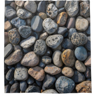 Pebble Mosaic Shower Curtain