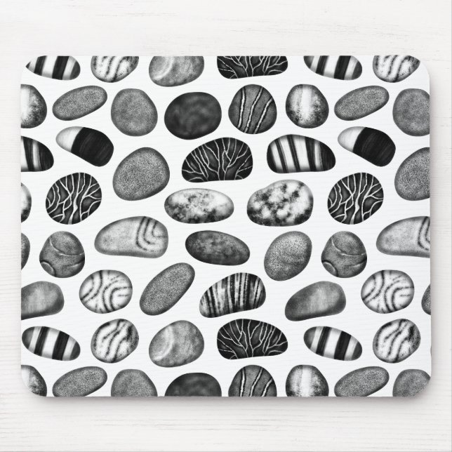 Pebble Pattern Mouse Mat (Front)
