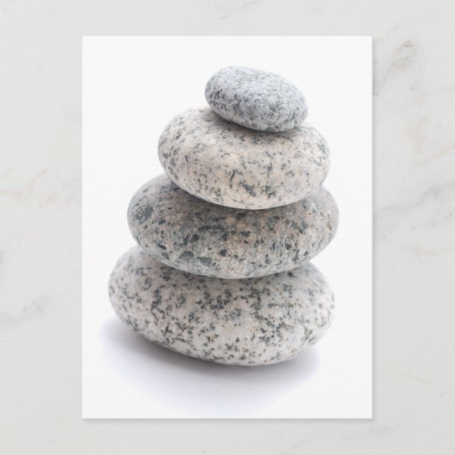 pebble sculpture postcard (Front)