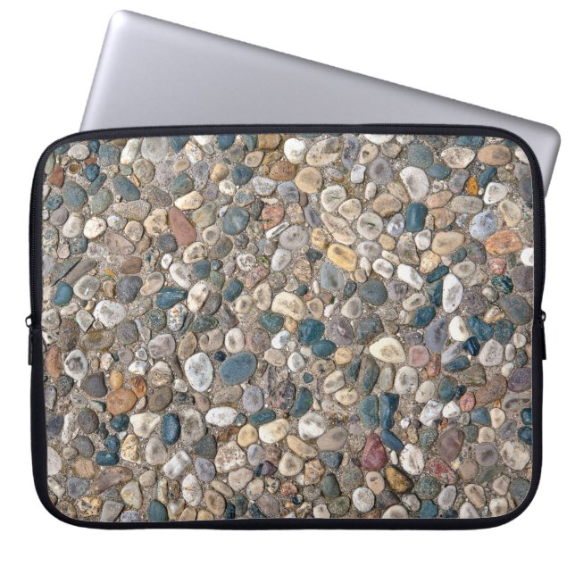 Pebble Stone Laptop Sleeve (Front)