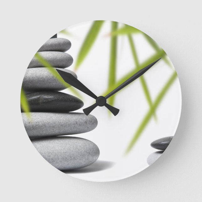 Pebble Zen Round Clock (Front)
