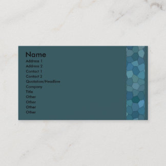 Pebbled Border Business Card