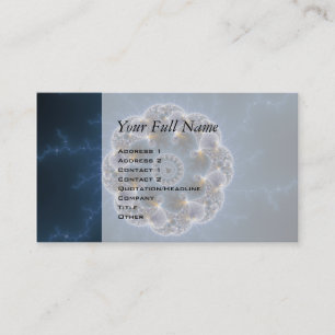 Pebbled Fractal Art Business Card