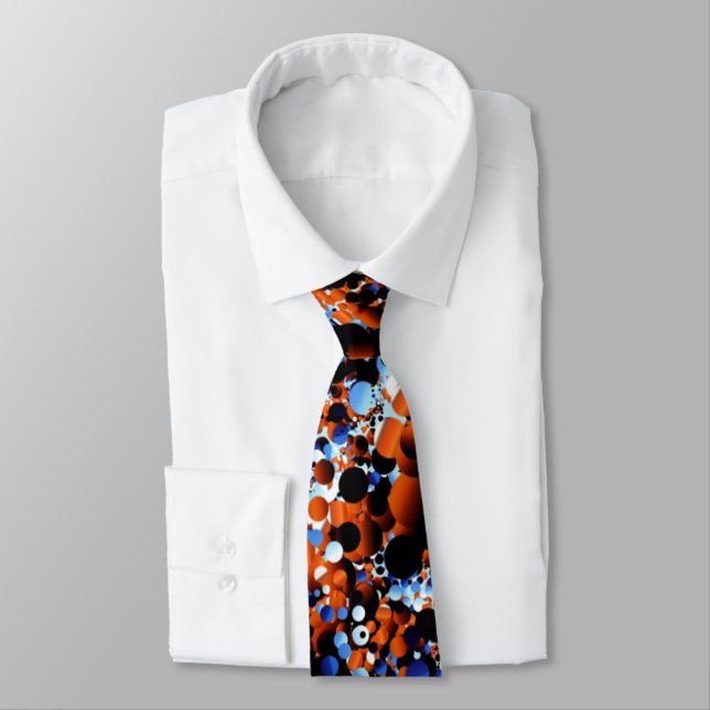 Pebbled Men's Necktie (Tied)