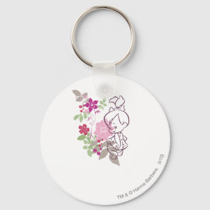 PEBBLES™ A Cutie In The Flowers Key Ring
