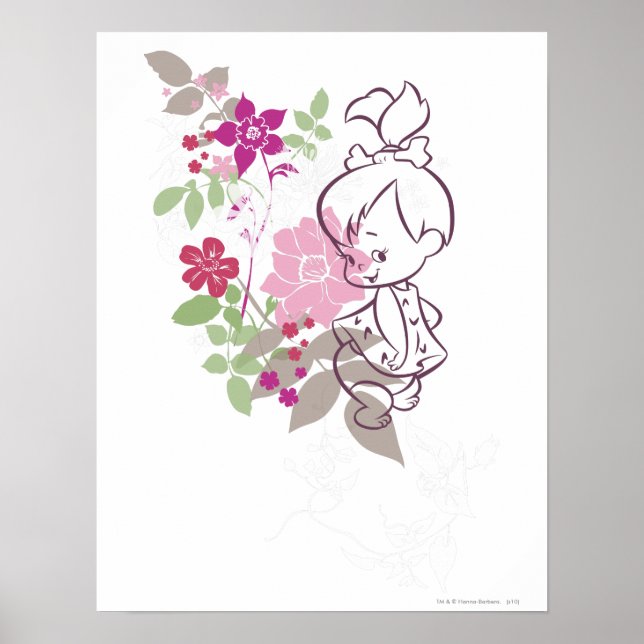 PEBBLES™ A Cutie In The Flowers Poster (Front)