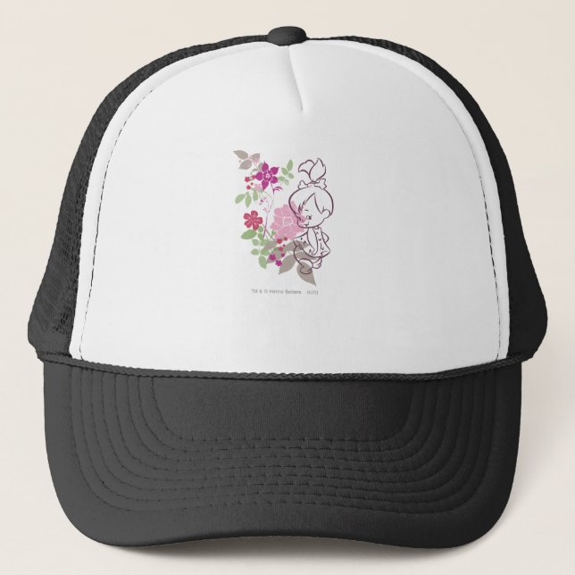 PEBBLES™ A Cutie In The Flowers Trucker Hat (Front)