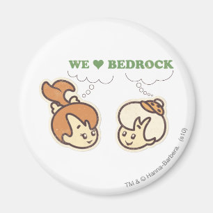 PEBBLES™ and Bam Bam Love Bedrock Magnet
