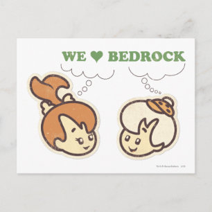 PEBBLES™ and Bam Bam Love Bedrock Postcard