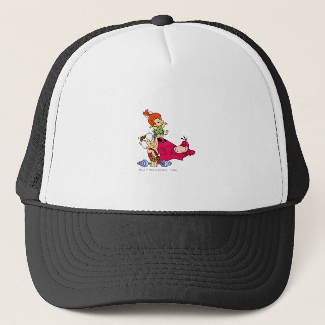 PEBBLES™ and BAMM-BAMM™ and Dino Playtime Trucker Hat (Front)
