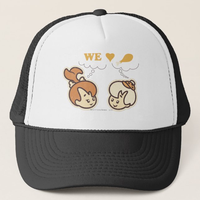 PEBBLES™ and BAMM-BAMM™ Love Food Trucker Hat (Front)