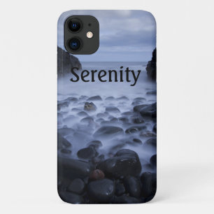 Pebbles and Rocks along the Ocean Shoreline iPhone 11 Case