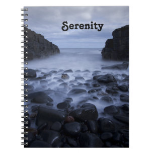 Pebbles and Rocks along the Ocean Shoreline Notebook