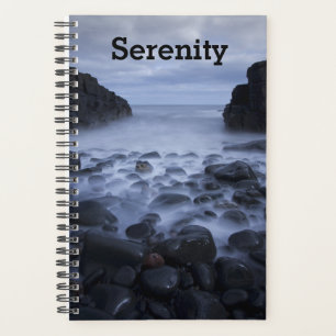 Pebbles and Rocks along the Ocean Shoreline Planner