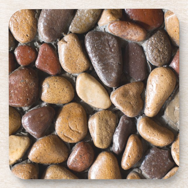 Pebbles background coaster (Front)