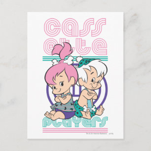 PEBBLES™ & BAM-BAM™ Cassette Players Postcard