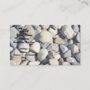 Pebbles Closeup Business Card