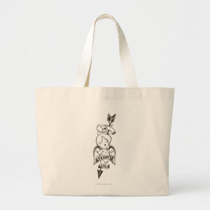 PEBBLES™ Daddy's Girl B&W Large Tote Bag