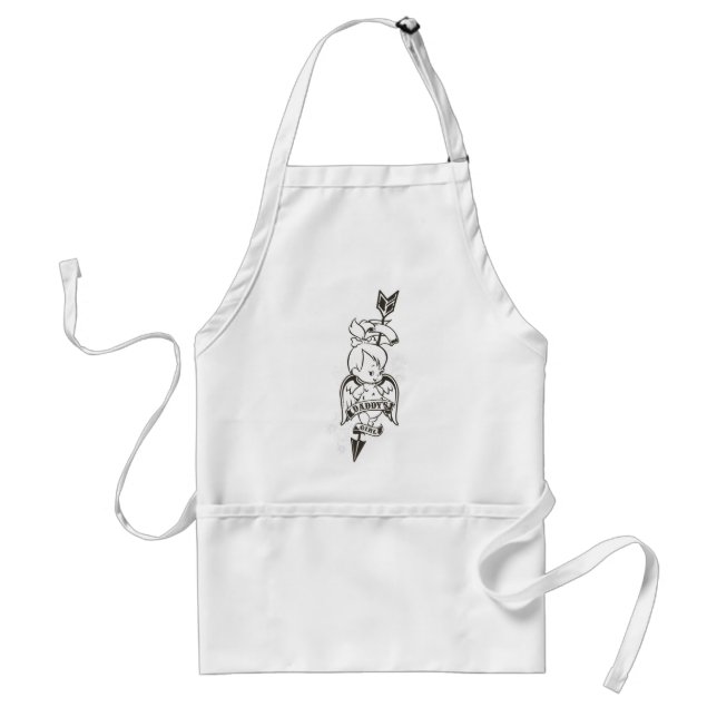 PEBBLES™ Daddy's Girl B&W Standard Apron (Front)