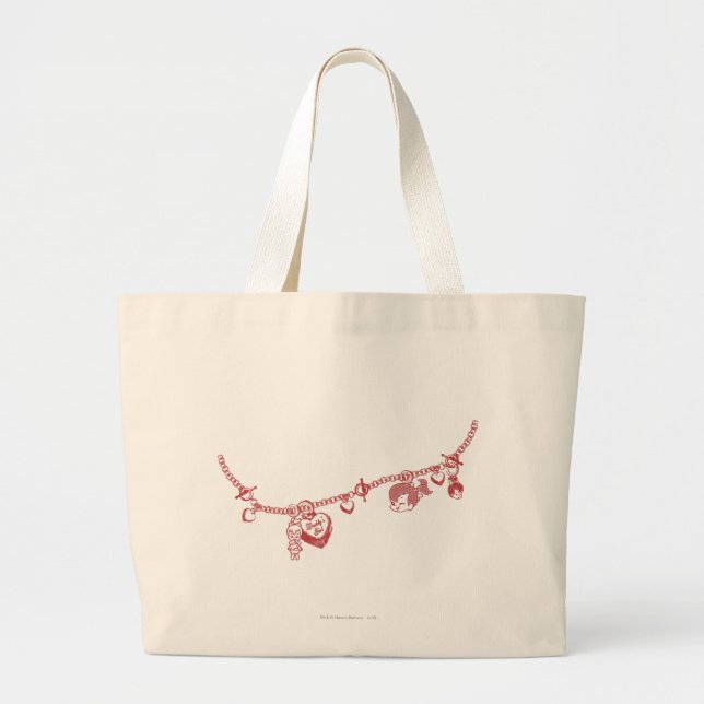 PEBBLES™ Friendship Chain Large Tote Bag (Front)