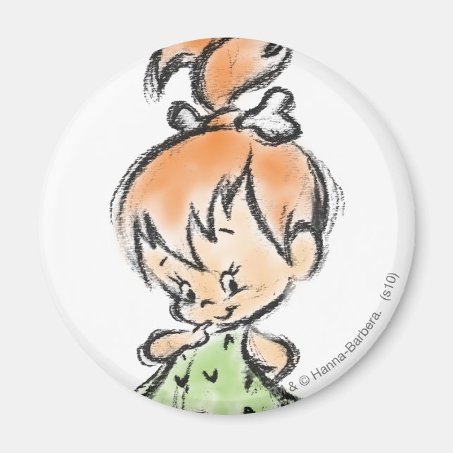 PEBBLES™ - Hand Drawn Sketch Magnet (Front)