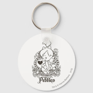 PEBBLES™ Heartbreaker B&W Key Ring