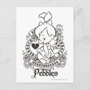PEBBLES™ Heartbreaker B&W Postcard