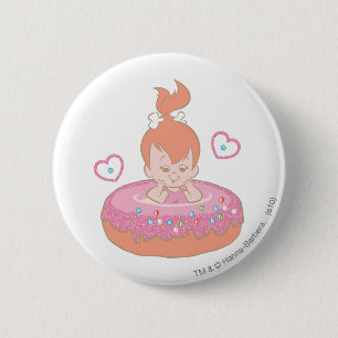 PEBBLES™ in Doughnut 6 Cm Round Badge