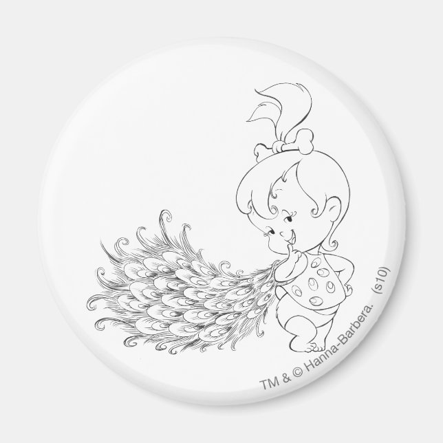 PEBBLES™ In Peacock Magnet (Front)