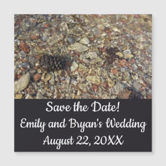 Pebbles in Taylor Creek Nature Photo Save the Date