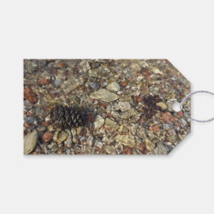 Pebbles in Taylor Creek Nature Photography Gift Tags