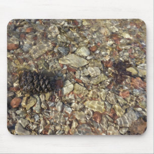 Pebbles in Taylor Creek Water Nature Photography Mouse Mat
