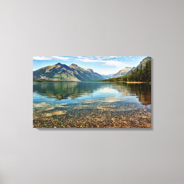 Pebbles in the Lake Canvas Print (Front)