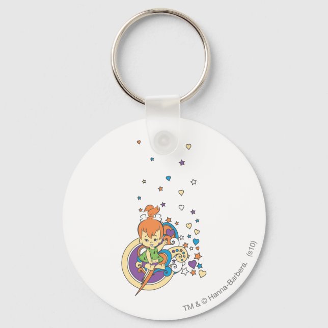 PEBBLES™ In The Stars� Key Ring (Front)