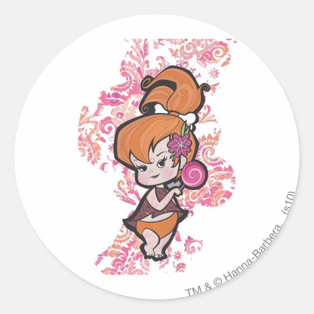 PEBBLES™ Loli Classic Round Sticker (Front)