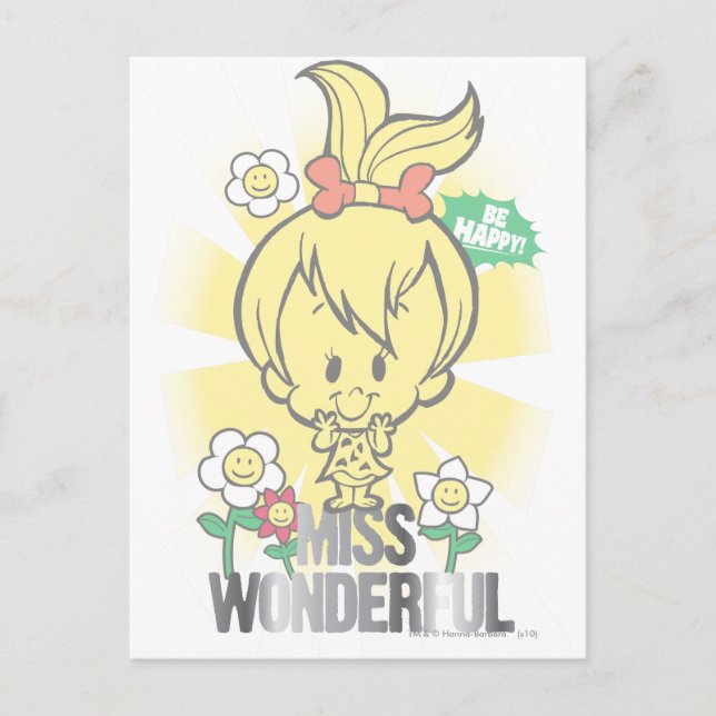PEBBLES™ Miss Wonderful Postcard (Front)