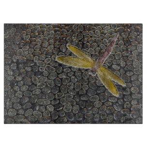 Pebbles n Dragonfly Cutting Board