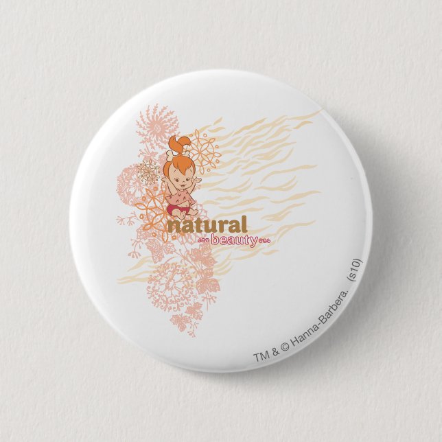 PEBBLES™ Natural Beauty 6 Cm Round Badge (Front)