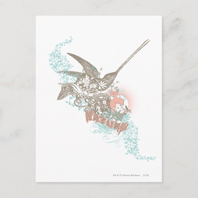 PEBBLES™ Nature Girl Postcard (Front)