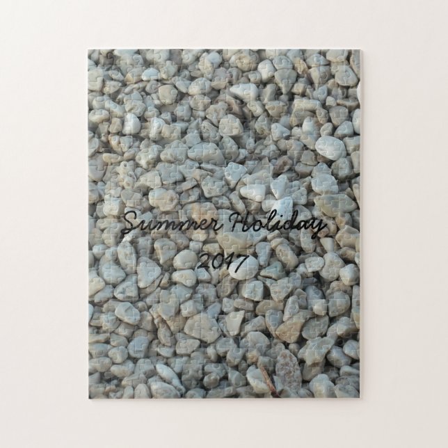 Pebbles on Beach Stone Photography Jigsaw Puzzle (Vertical)