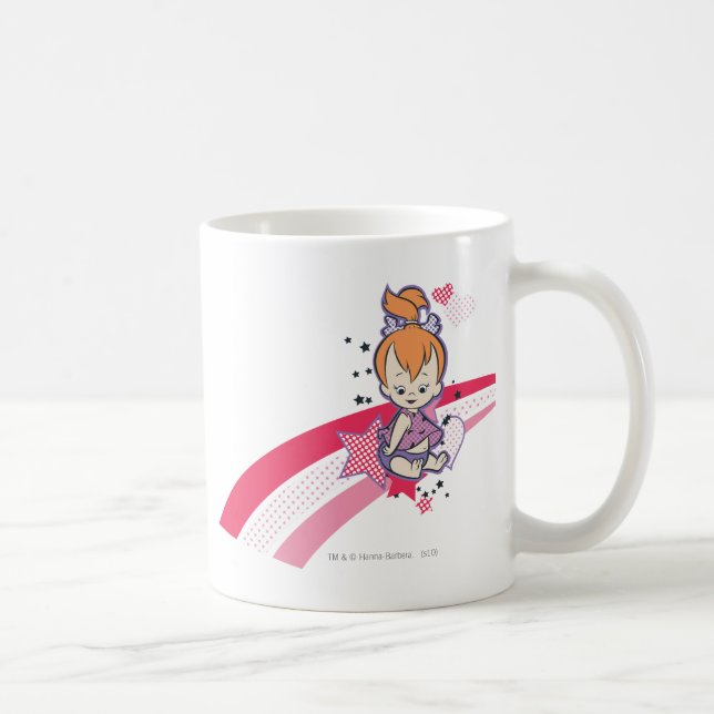 PEBBLES™ on Pink Rainbow Coffee Mug (Right)
