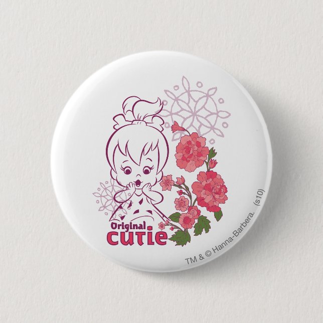 PEBBLES™ Original Cutie 6 Cm Round Badge (Front)