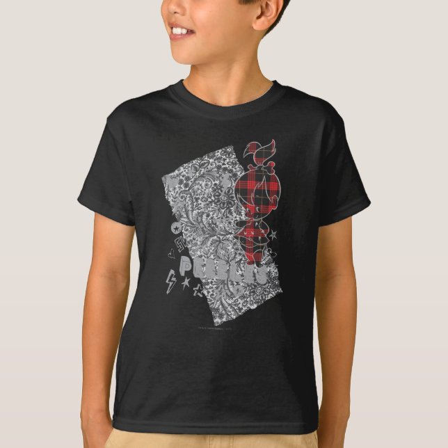 PEBBLES™ Punk Plaid T-Shirt (Front)