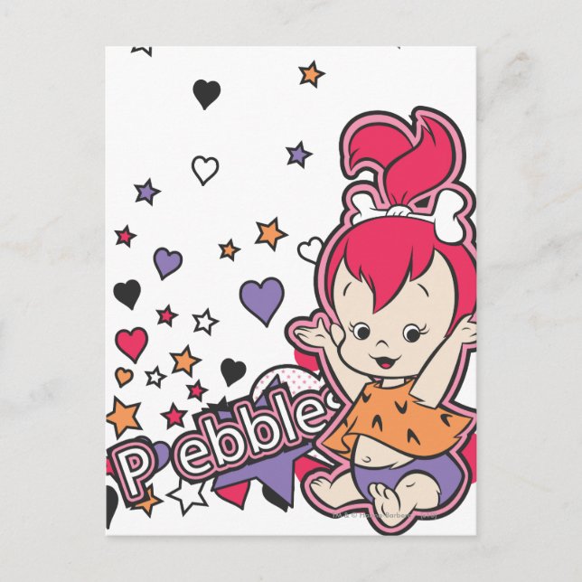 PEBBLES™ Purple Heart Postcard (Front)